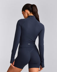 SoftMotion™ Mid Jacket with Gray Logo | True Blue