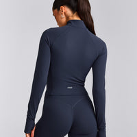 SoftMotion™ Mid Jacket with Gray Logo | True Blue