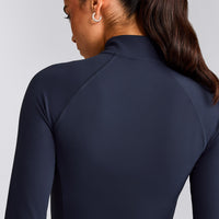 SoftMotion™ Mid Jacket with Gray Logo | True Blue