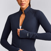 SoftMotion™ Mid Jacket with Gray Logo | True Blue
