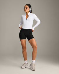 SoftMotion™ Mid Jacket with Gray Logo | White