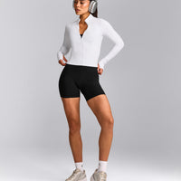SoftMotion™ Mid Jacket with Gray Logo | White