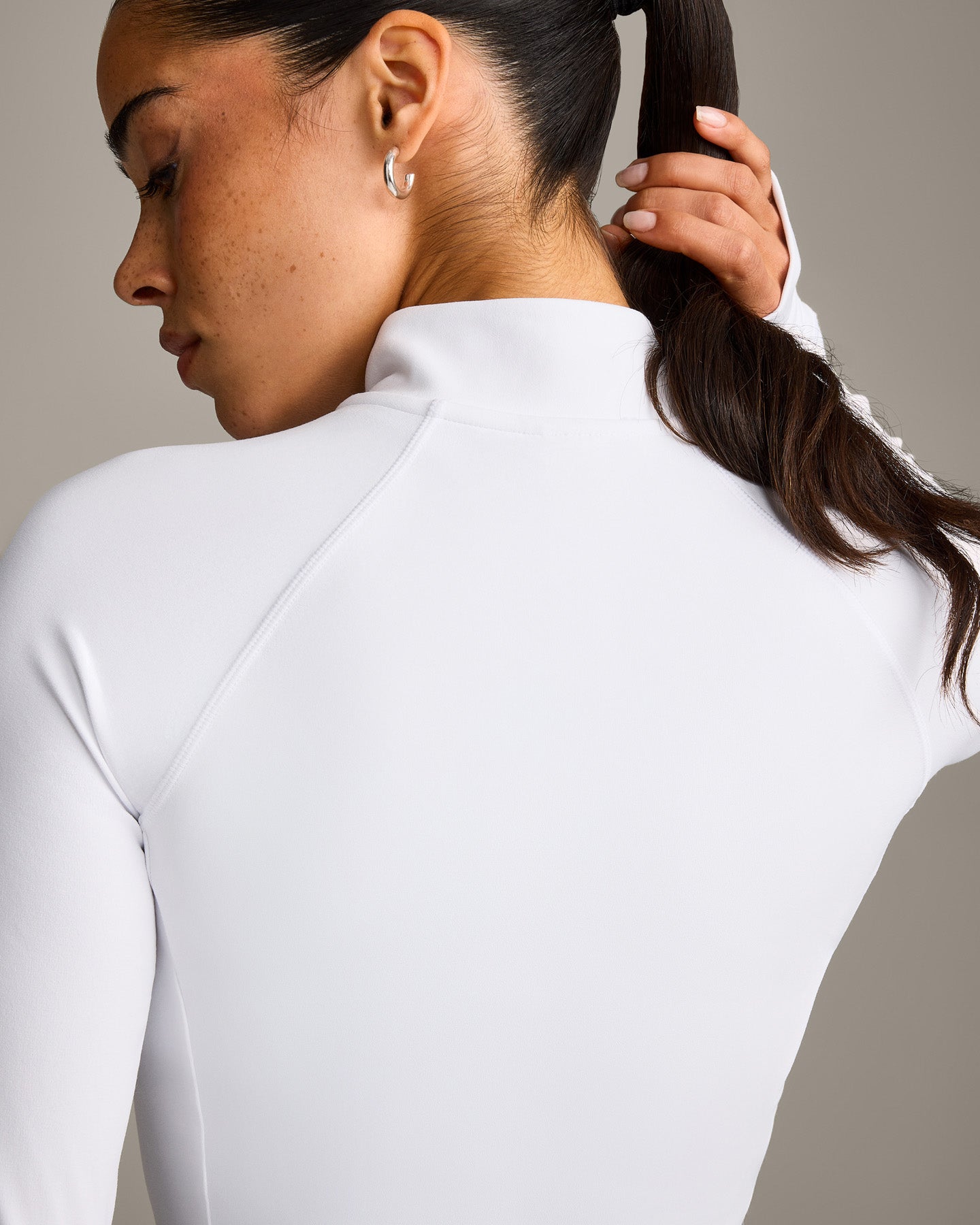 SoftMotion™ Mid Jacket with Gray Logo | White