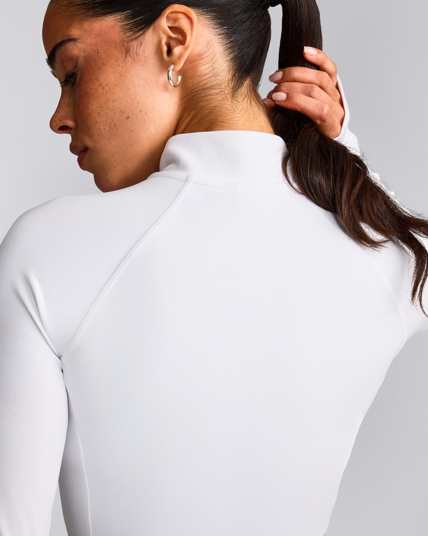 SoftMotion™ Mid Jacket with Gray Logo | White