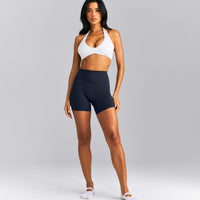 SoftMotion™ Minimal Halter Neck Bralette New Branding | White