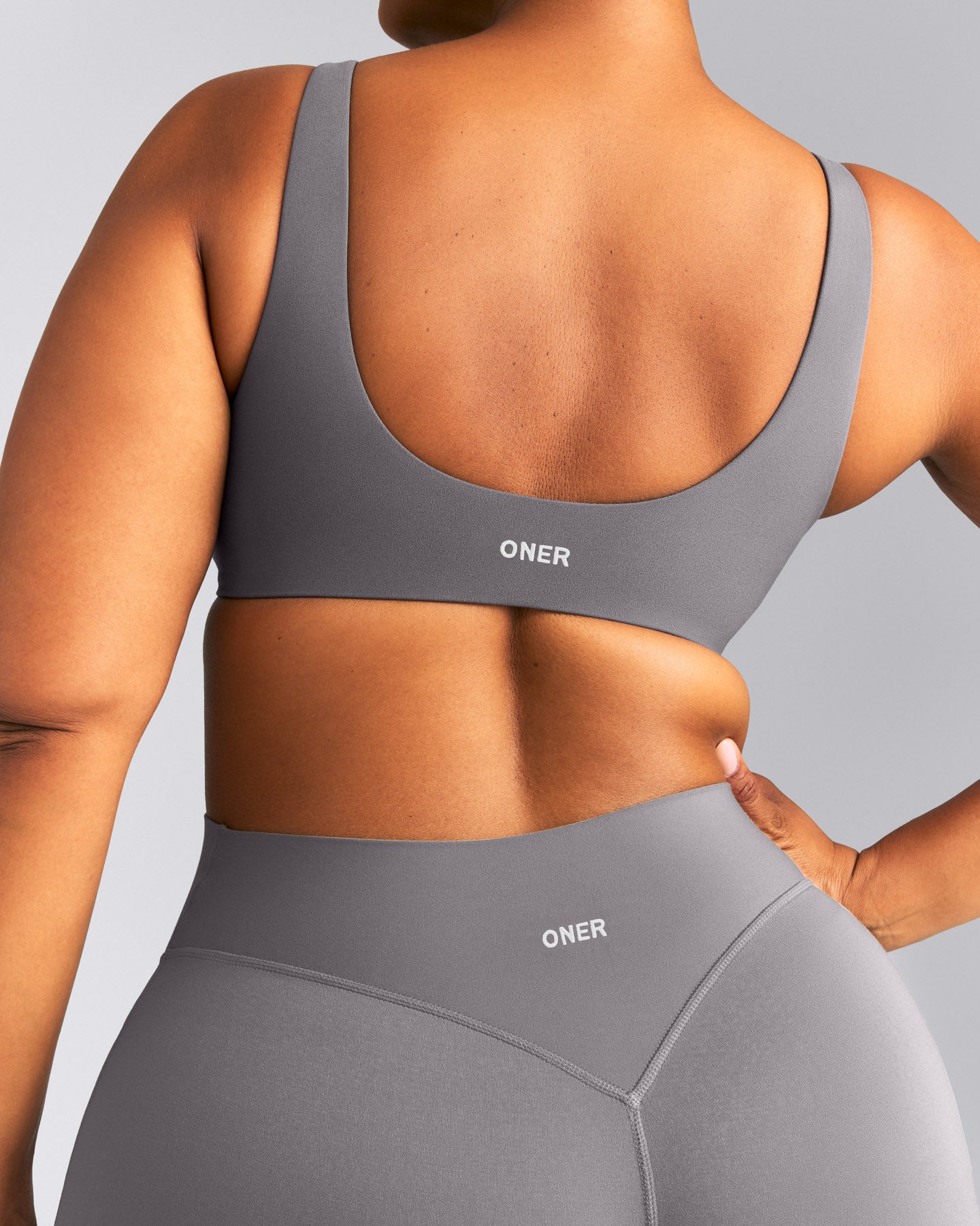 SoftMotion™ Scoop Back Bralette | Ash Gray