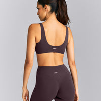 SoftMotion™ Scoop Back Bralette | Dark Umber Brown