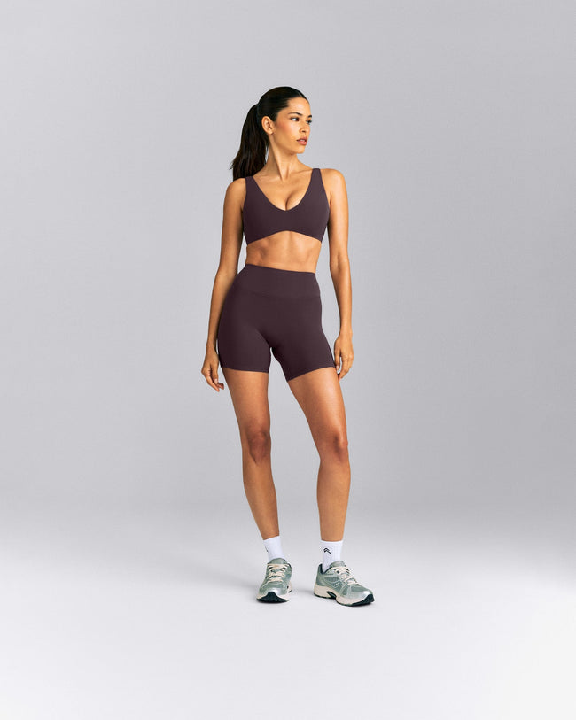 SoftMotion™ Scoop Back Bralette | Dark Umber Brown