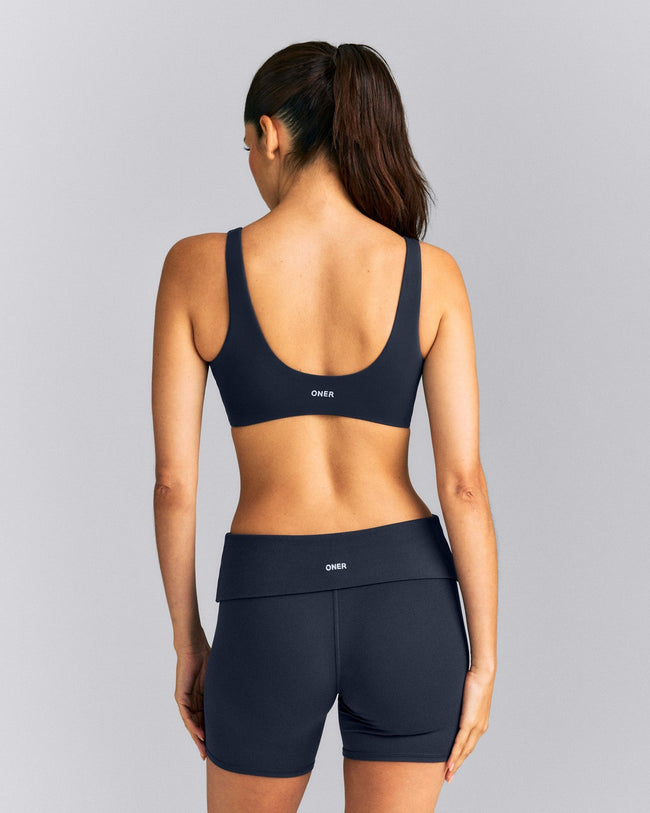 SoftMotion™ Scoop Back Bralette | True Blue