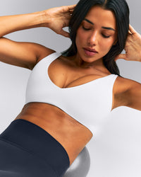 SoftMotion™ Scoop Back Bralette New Branding | White