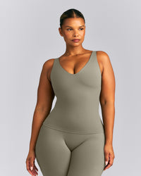 SoftMotion™ Scoop Neck Tank Top | Alpine Green
