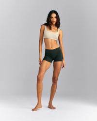 SoftMotion™ Soft Square Neck Sports Bra | Oatmeal