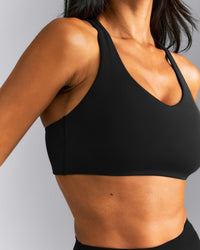 SoftMotion™ Sports Bra | Black