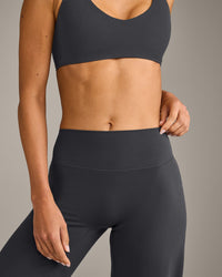 SoftMotion™ Straight Leg Bottoms with Gray Logo | Coal