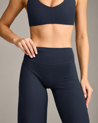 SoftMotion™ Straight Leg Pants with Gray Logo | True Blue