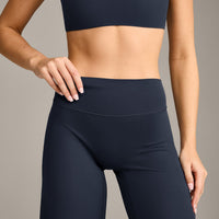 SoftMotion™ Straight Leg Pants with Gray Logo | True Blue