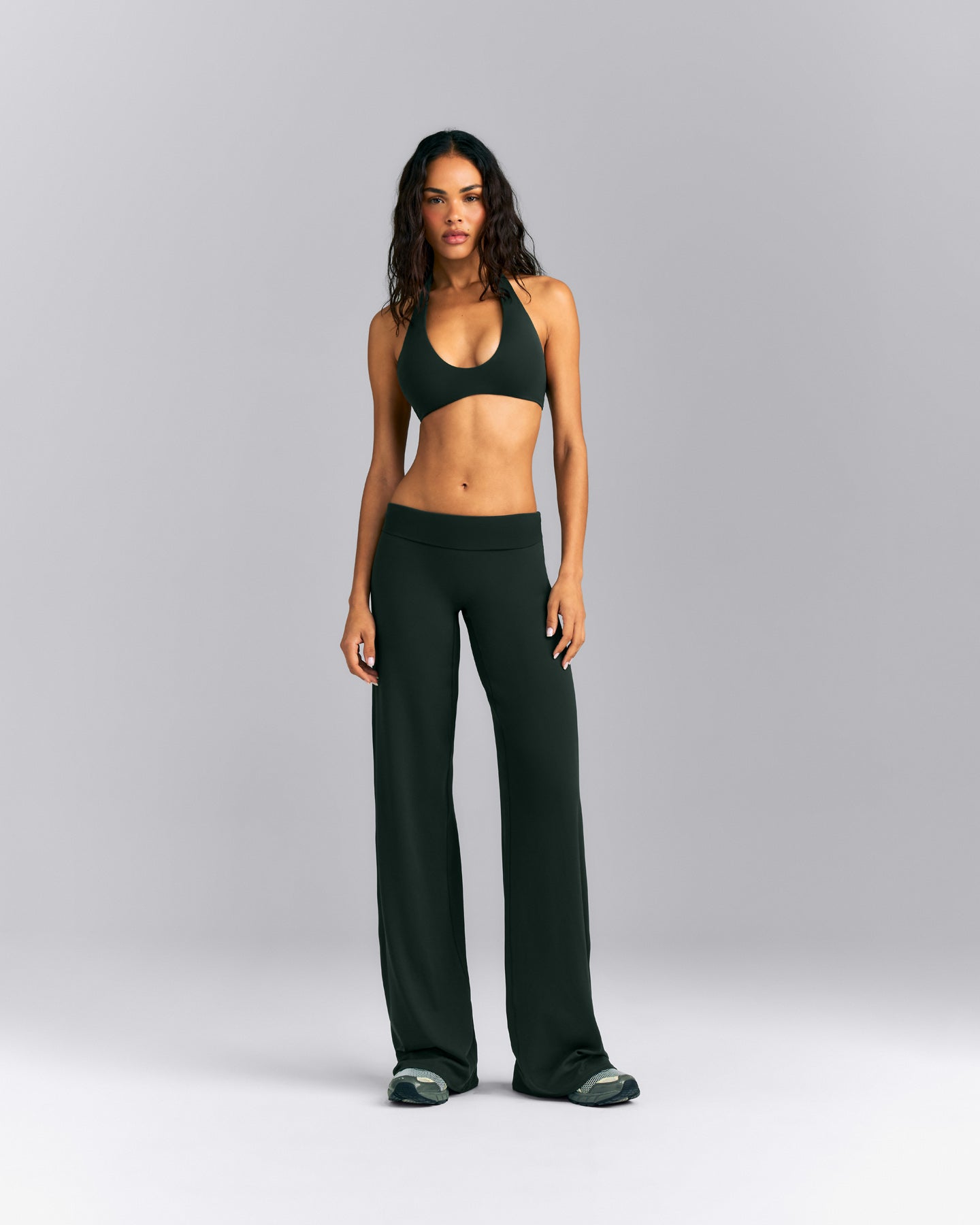 SoftMotion™ Straight Leg Pants | Emerald Noir