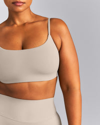 SoftMotion™ Strappy Sports Bra | Warm Sand