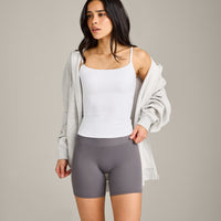 SoftMotion™ Strappy Tank Top with Built in Bra Shelf | White