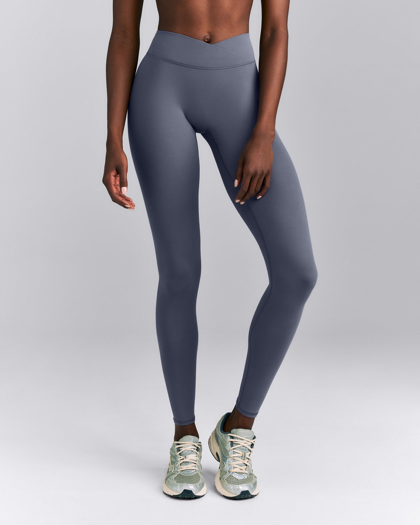 SoftMotion™ Wrap Leggings | Granite Blue