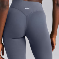 SoftMotion™ Wrap Leggings | Granite Blue
