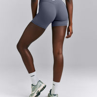 SoftMotion™ Wrap Shorts 6" | Granite Blue