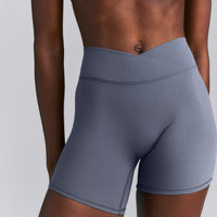 SoftMotion™ Wrap Shorts 6" | Granite Blue