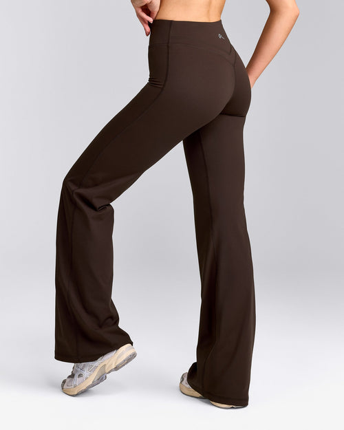 UnifiedMove™ Wrap Flared Pants | 70% Cocoa