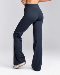 UnifiedMove™ Wrap Flared Pants with Reflective Logo | True Blue