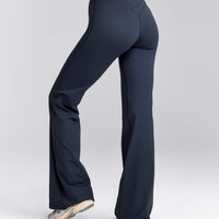 UnifiedMove™ Wrap Flared Pants with Reflective Logo | True Blue