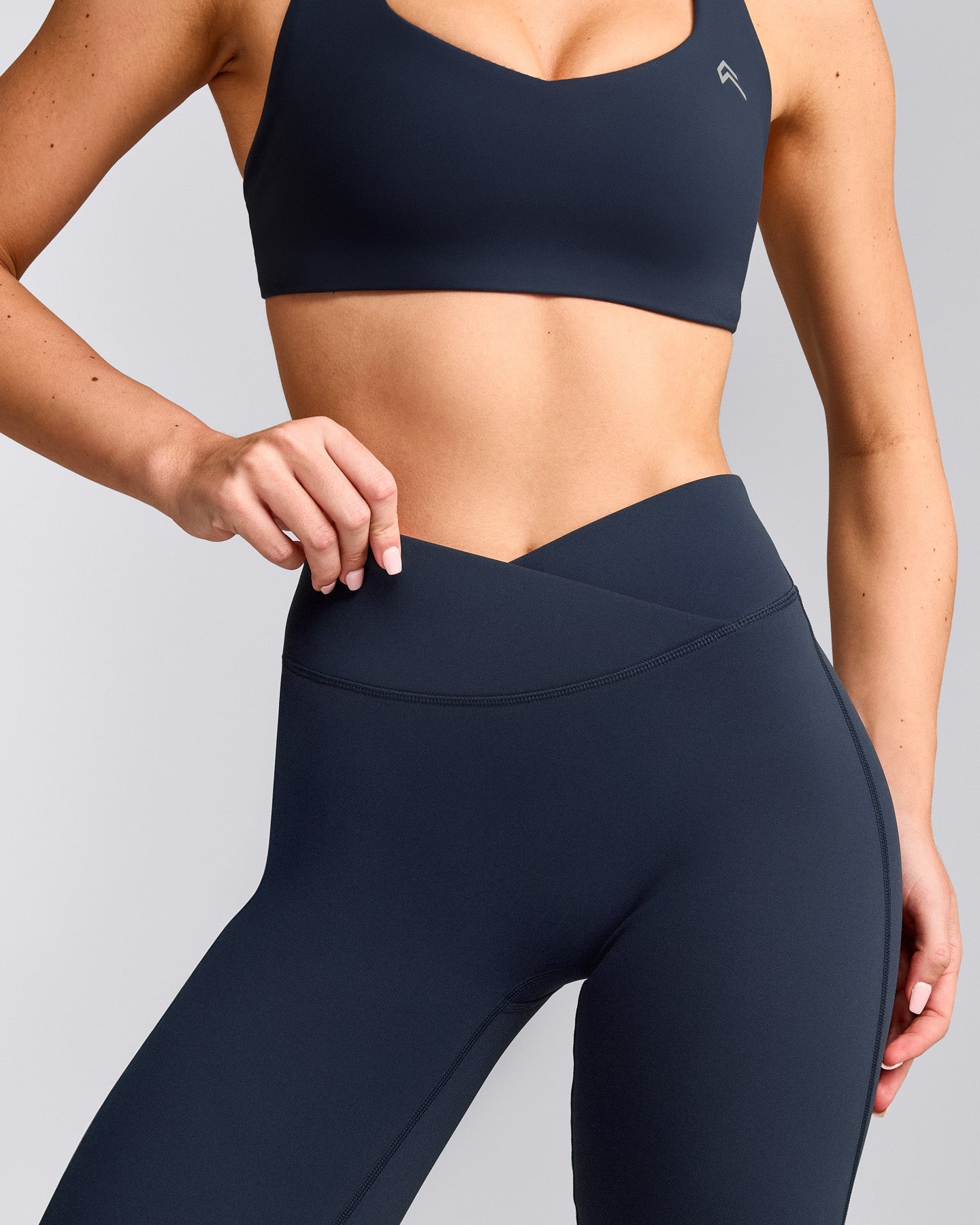 UnifiedMove™ Wrap Flared Pants with Reflective Logo | True Blue