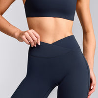 UnifiedMove™ Wrap Flared Pants with Reflective Logo | True Blue