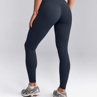 UnifiedMove™ High Waisted Leggings with Reflective Logo | True Blue