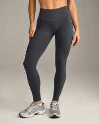 UnifiedMove™ High Waisted Pocket Leggings with Reflective Logo | Coal