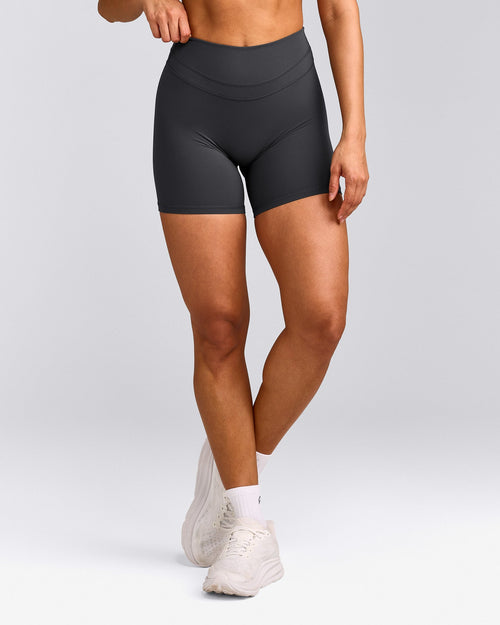 UnifiedMove™ High Waisted Shorts 6" | Coal