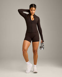 UnifiedMove Pocket Jacket with Reflective Logo | 70% Cocoa