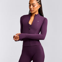 UnifiedMove™ Pocket Jacket with Reflective Logo | Blackberry Purple