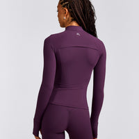 UnifiedMove™ Pocket Jacket with Reflective Logo | Blackberry Purple