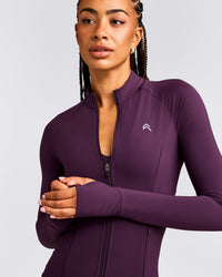 UnifiedMove™ Pocket Jacket with Reflective Logo | Blackberry Purple