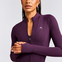 UnifiedMove™ Pocket Jacket with Reflective Logo | Blackberry Purple