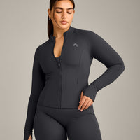 UnifiedMove Pocket Jacket with Reflective Logo | Coal