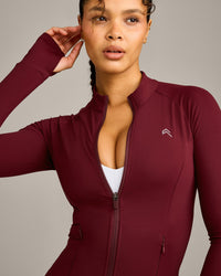 UnifiedMove Pocket Jacket with Reflective Logo | Rosewood