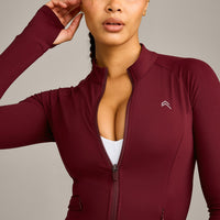 UnifiedMove Pocket Jacket with Reflective Logo | Rosewood