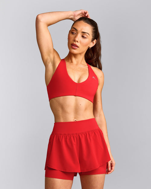 UnifiedMove™ Micro Bralette | Muscle Mommy Red