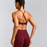 UnifiedMove™ Micro Bralette with Reflective Logo | Rosewood