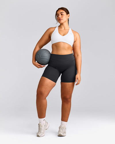 UnifiedMove™ Micro Bralette with Reflective Logo | White