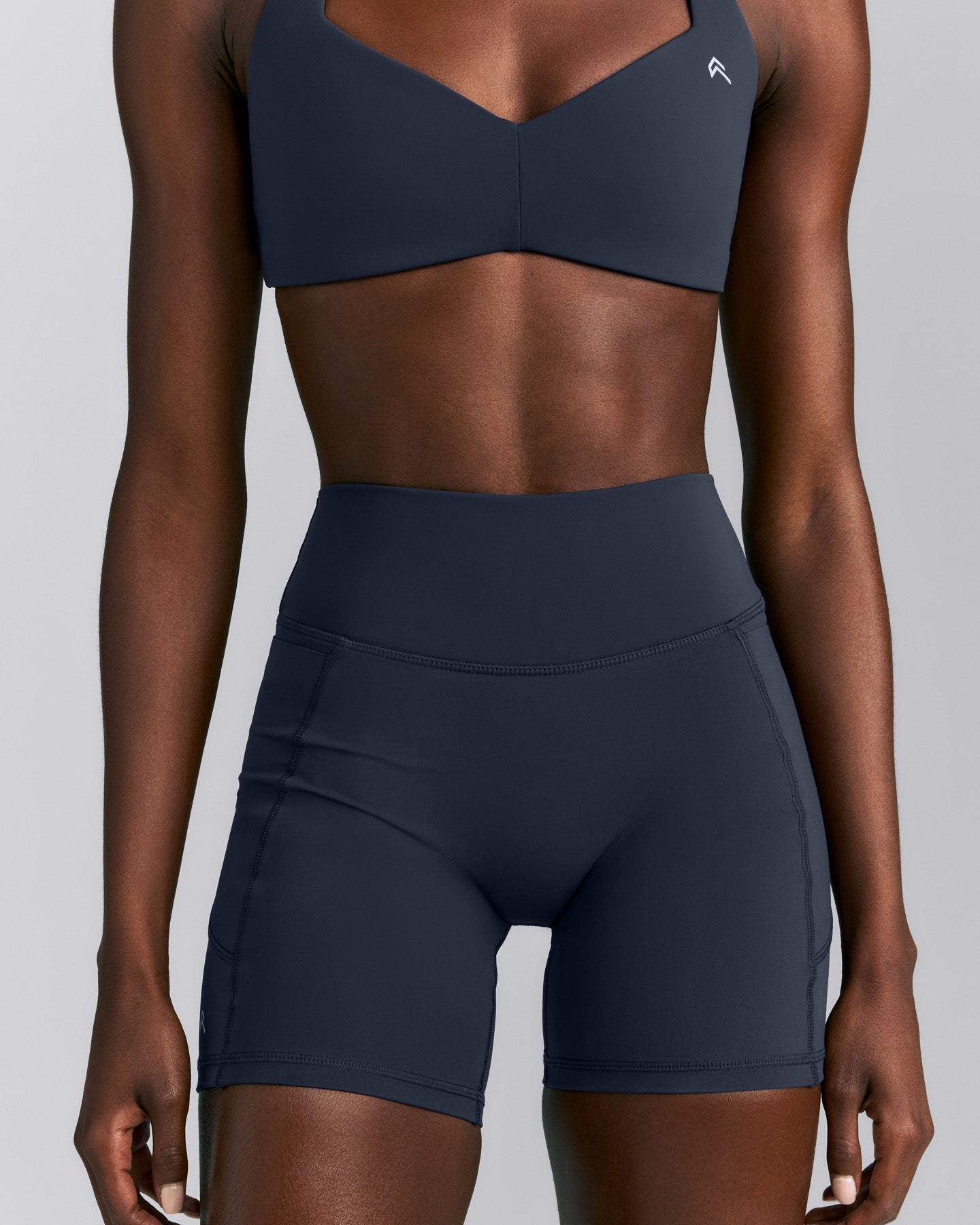 UnifiedMove™ High Waisted Pocket Shorts with Bonding | True Blue