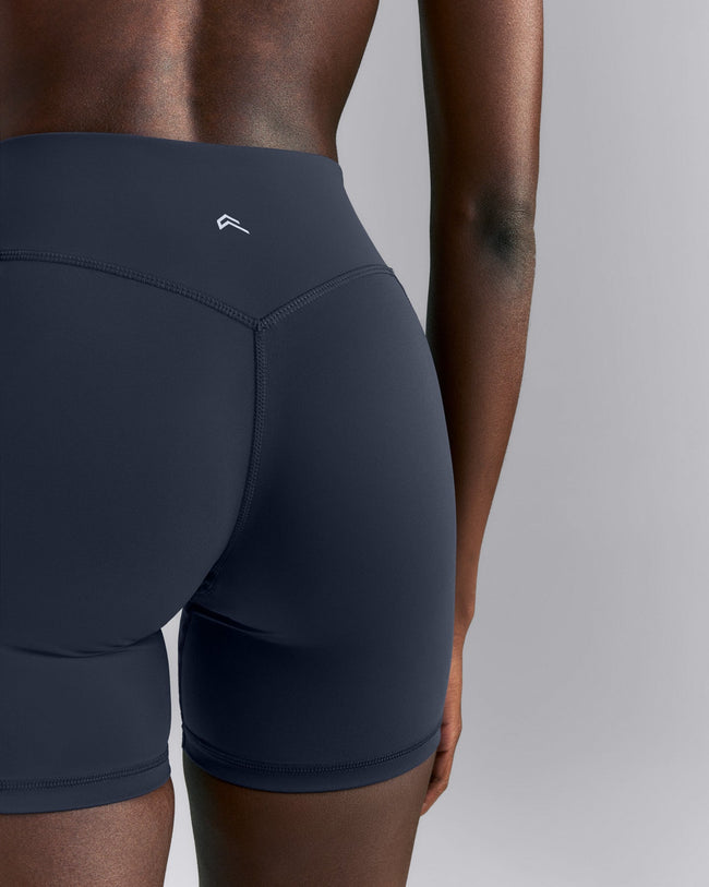 UnifiedMove™ High Waisted Pocket Shorts with Bonding | True Blue
