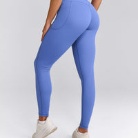 UnifiedMove™ Pocket Leggings with Bonding with Reflective Logo | Glaucous Blue