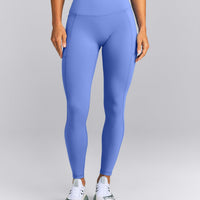 UnifiedMove™ High Waisted Pocket Leggings with Bonding New Branding | Glaucous Blue